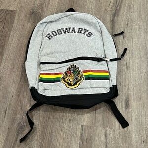 Official Licensed Harry Potter Hogwarts Backpack Crest Gray Bag